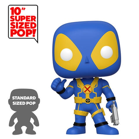 Figurine Funko Pop! N°548 - Deadpool - Deadpool Pouce En L'air 25 Cm Bleu